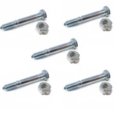5 Pack Shear Pins & Lock Nuts for Ariens Snowblower – 510015 51001500