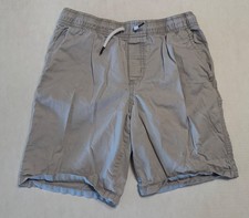 Cat  Jack Boys Khaki Large 10-12 100 Cotton Classic Summer Shorts Pockets