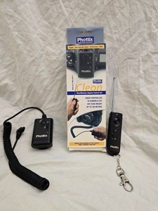 Wireless Shutter Release Transmitter & Receiver 16 Channel In Box -Phottix CLEON