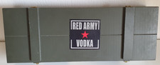 RED ARMY Wódka Puste drewniane pudełko/skrzynka na amunicję