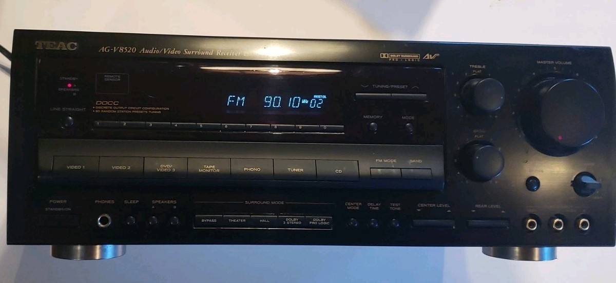 TEAC AG-V8520 Audio/Video Surround Receiver with Dolby Pro LogicNo