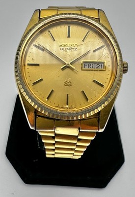 Vtg. SEIKO 6923-8080 “A View to a Kill” James Bond Quartz Day-Date