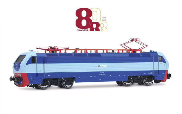 Rivarossi HR2891 E402B Italienische ReisezüGe H0 1:87 Elektrolokomotive Blau-image