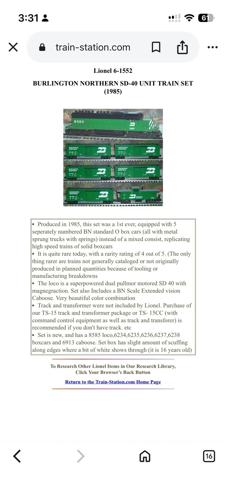 Click here to see eBay Auction