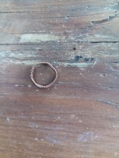Twisted Copper Wire Ring Handmade