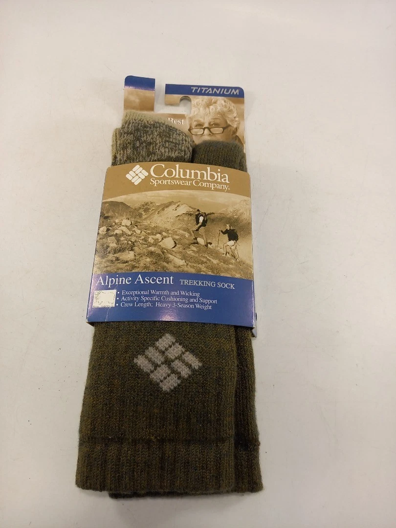 Columbia Trekking Socks Alpine Ascent Merino Wool Mix Moss Green New
Opens in a new window or tab