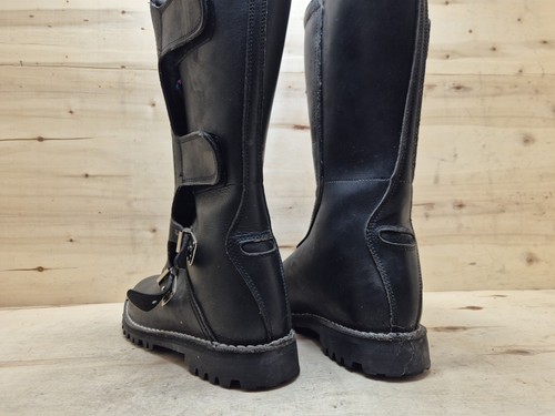 BOTAS DE CAÑA DE MOTO KRAWEHL BOTAS DE MOTOR MACIZO Talla:44 UK:9,5 NEGRAS - Imagen 4 de 13