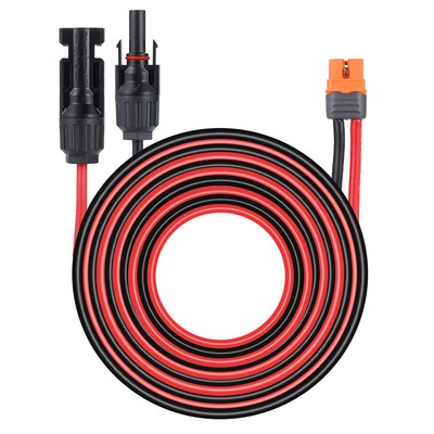 10ft XT60i Female to Solar Connector Solar Panel Extension Charging Cable 12 AWG