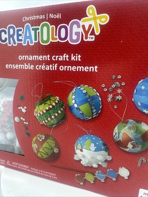 Creatology Christmas Ornament  Craft Kit Creates 6 Round Ornaments NEW