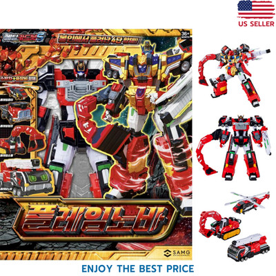 Metal Cardbot S FLAMENOVA Flame Nova Red Fire Truck Cars Transforming Robot 2025