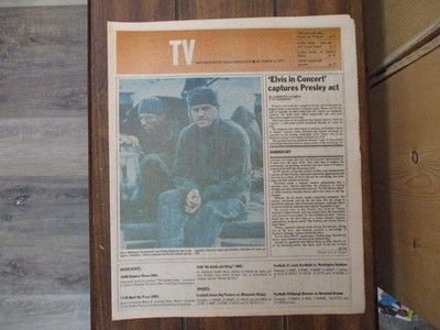 1977 Iowa TV Mag(STEVE  McQUEEN/ROD  TAYLOR/ESTHER ROLLE/PAPILLON/SAN PEDRO BUMS