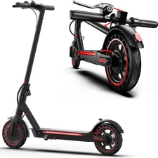 Electric Scooter Adults, Up to 21 MPH, Folding E-Scooter Built-in Side Lights