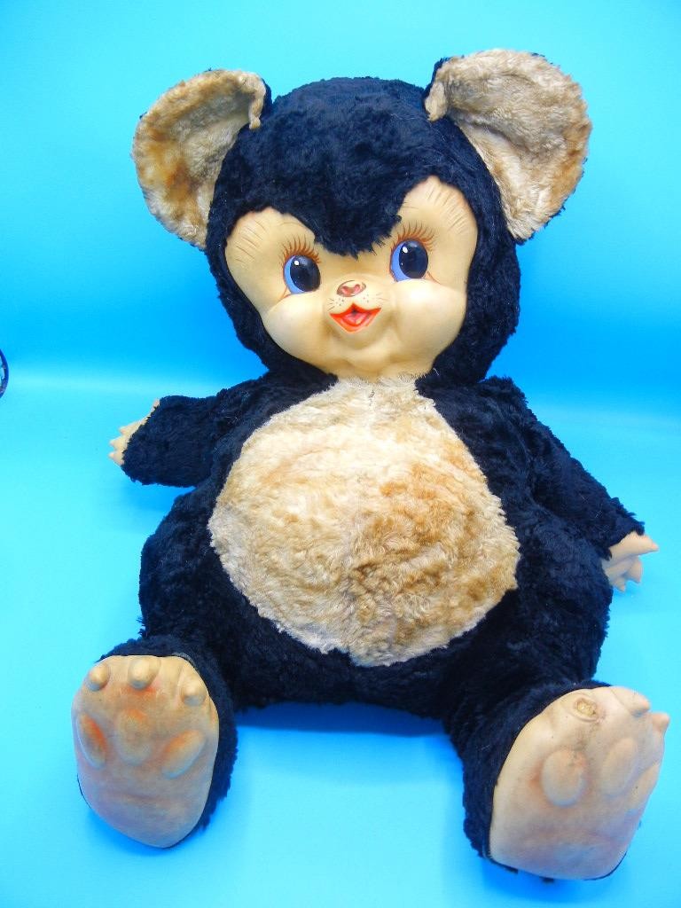 Vintage RUSHTON Stuffed Plush *Chubby Tubby Bear* Rubber