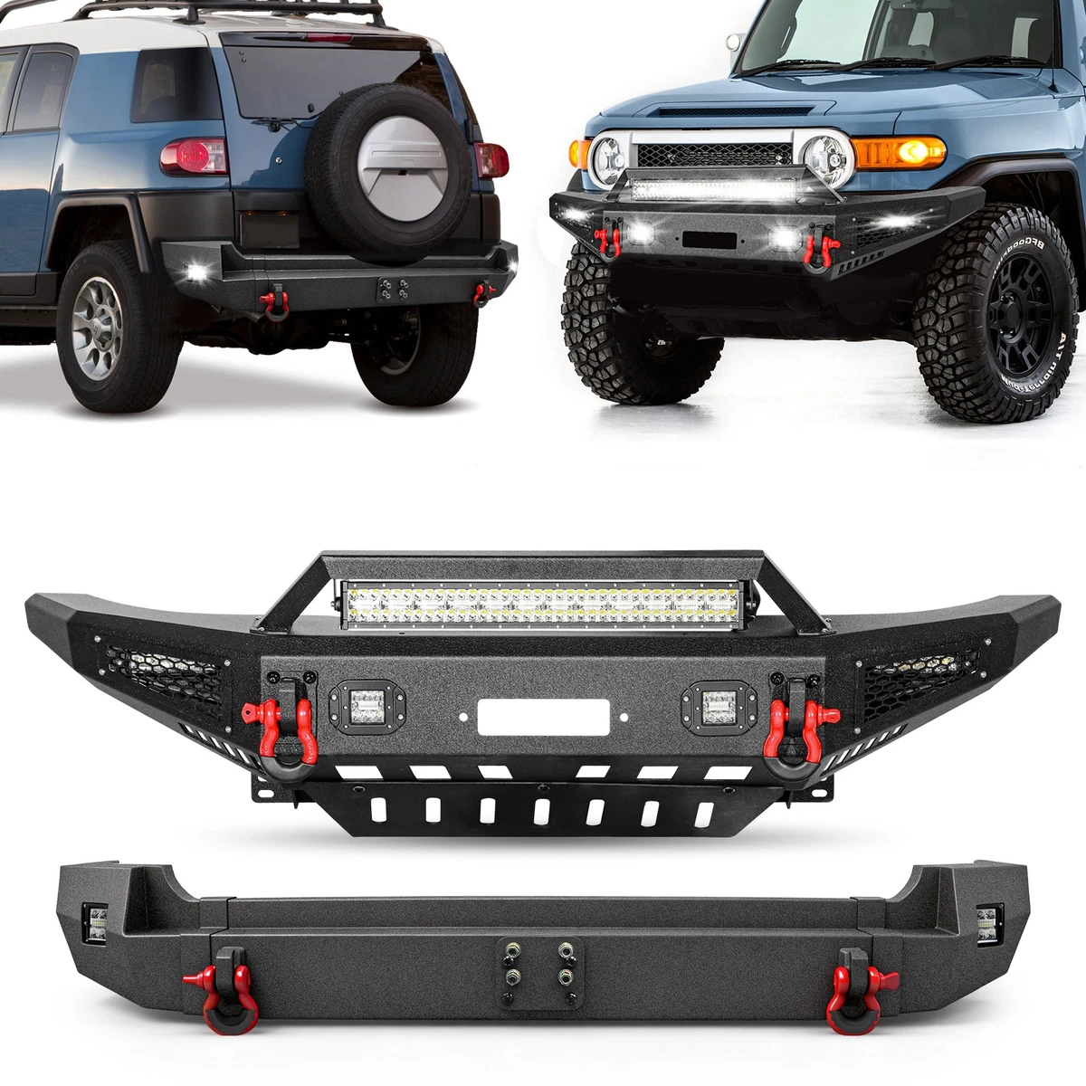 Reflector De Parachoques Trasero Izquierdo O Derecho Para Toyota FJ Cruiser (2007-2014) - Par De Repuesto