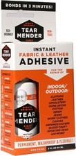 Tear Mender Instant Fabric and Leather Adhesive, 2 oz. Bottle - Carded, White