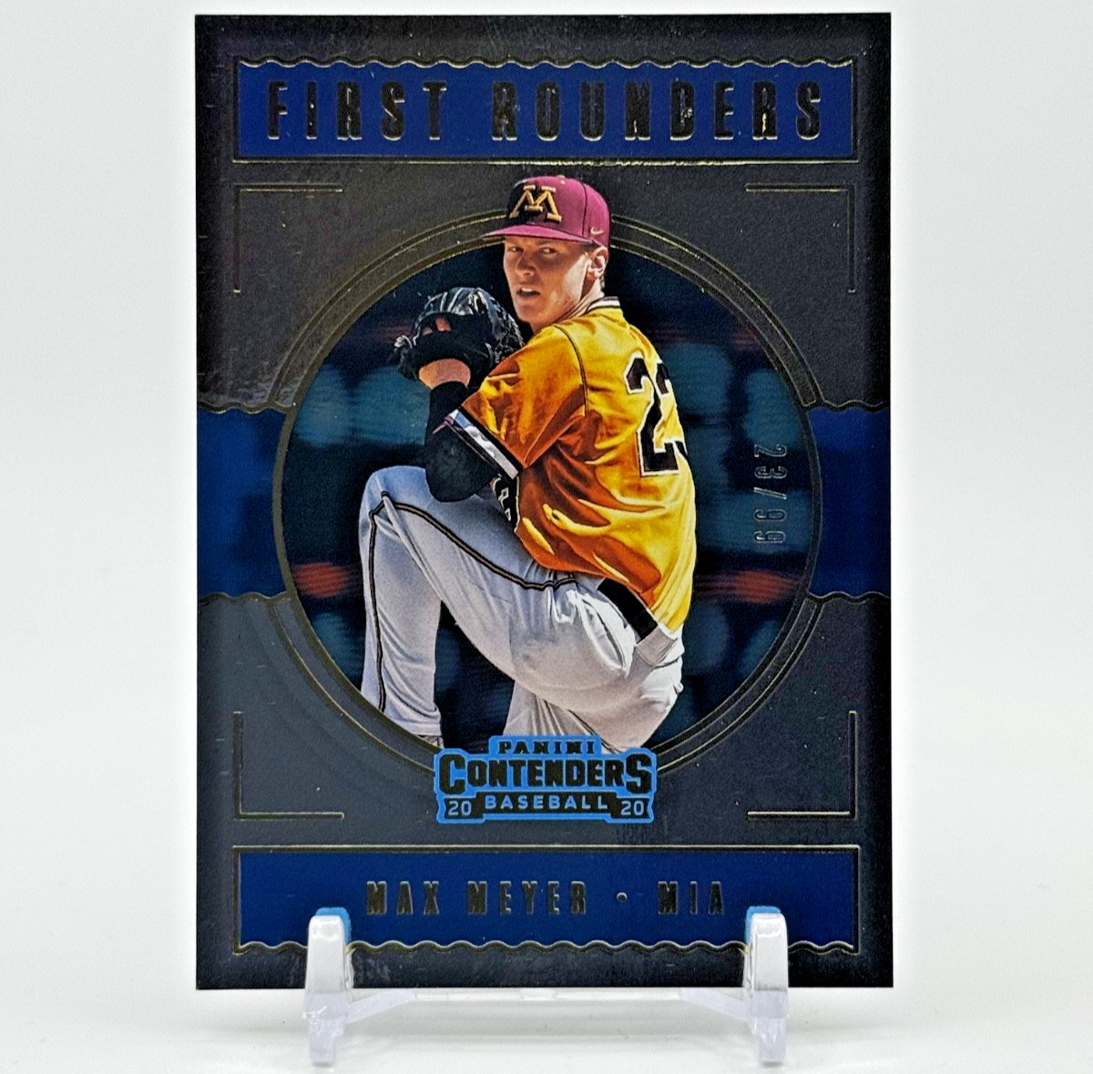 Max Meyer 2020 Panini Contenders First Rounders #FR-11 Gold /99 Marlins NM