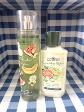 Bath Body Works Cucumber Melon Body Lotion Fine Fragrance Mist 8 fl oz NEW