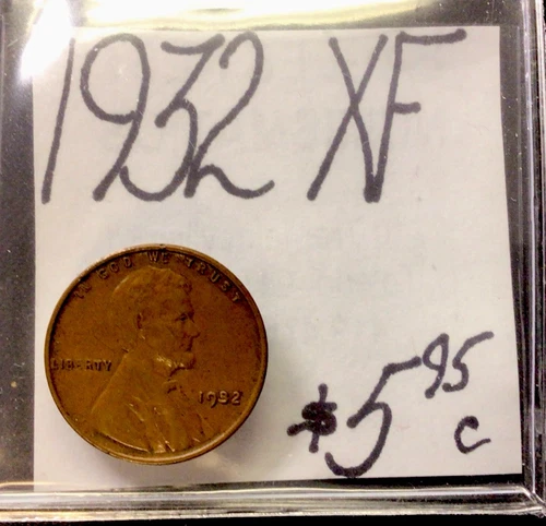 1932  Lincoln Wheat Cent Penny (XF) Extra Fine Condition! ENN Coins