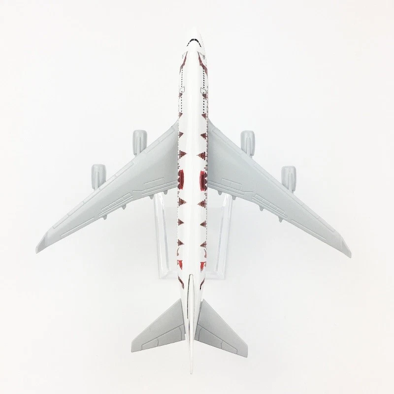 Modello Aereo Boeing 747 Thai Dragon Airlines Diecast 1:400 - 16cm Da Collezione - Immagine 4 di 4