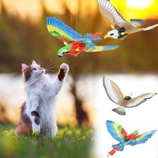 Electronic Interactive Flying Bird Cat Toy  Hanging Pet Stimulation Exercise