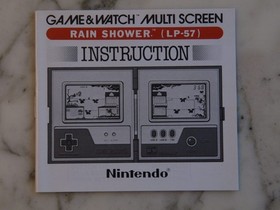 Rare FRENCH Version BOXED Rain Shower NINTENDO Game & Watch VINTAGE 1983 JI21