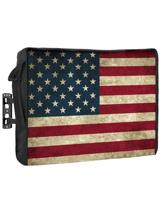 Outdoor TV Cover - American Flag Waterproof and Weatherproof 60''-65'' LCD Mova...
