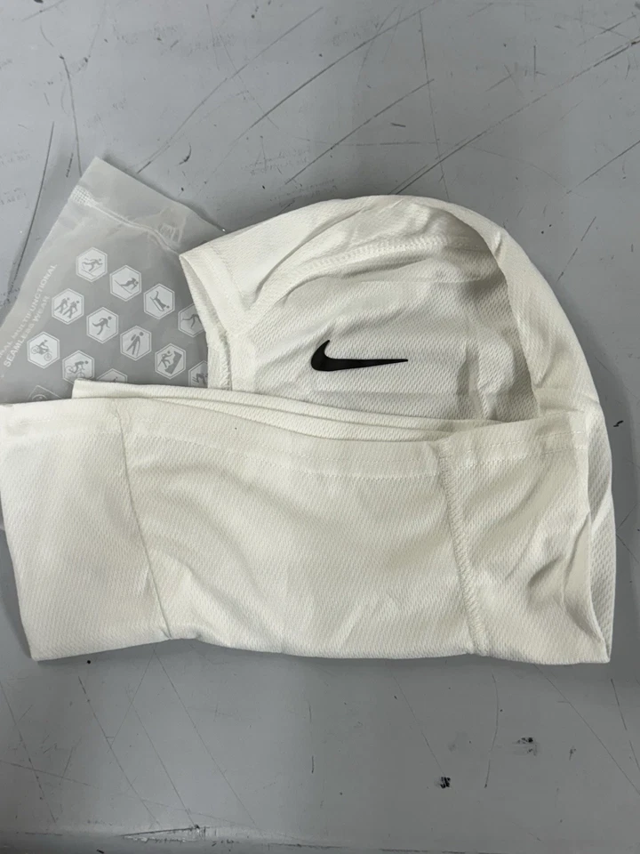 Nike Máscara de Esquí Pro Therma-Fit Blanco Capucha Hipercálida Foto 2 de 3