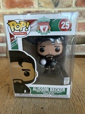 Funko Alisson Becker Liverpool FC POP Fútbol Figura Vinilo Nº 25 en Caja