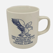 Coffee Cup 368th Fighter Group 1992 Reunion Westin Hotel Chicago Illinois Mug