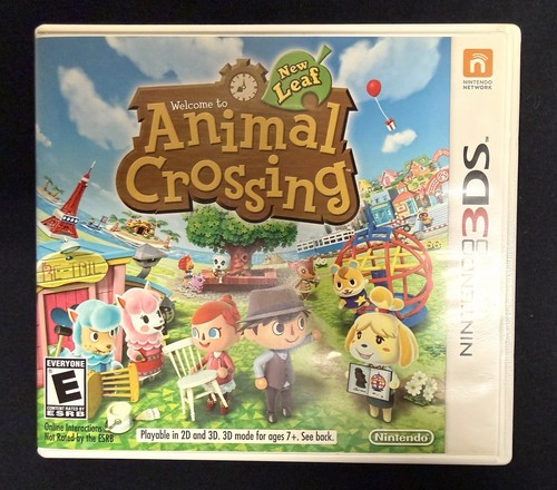 Animal Crossing New Leaf Welcome Amiibo Nintendo 3DS Complete CIB Tested