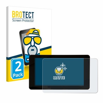 2x Schutzfolie Matt für Raspberry Pi Touchscreen 2 (7'') Displayschutz 