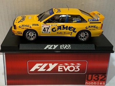 Fly Slot Car Fly EVO3 A2098R Audi Quattro A2 #47 Rally '90 Laveris-EL