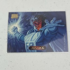 1994 Fleer Marvel Masterpieces SkyBox Justice 61 Hildebrandt Trading Card