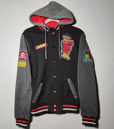 FNAF Theorywear Operator Varsity Jacket XS Five Nights At Freddys MatPat RARE video thumbnail