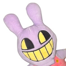 THE AMAZING DIGITAL CIRCUS Jax Plush Purple Bunny 10" Stuffed Toy NWOT