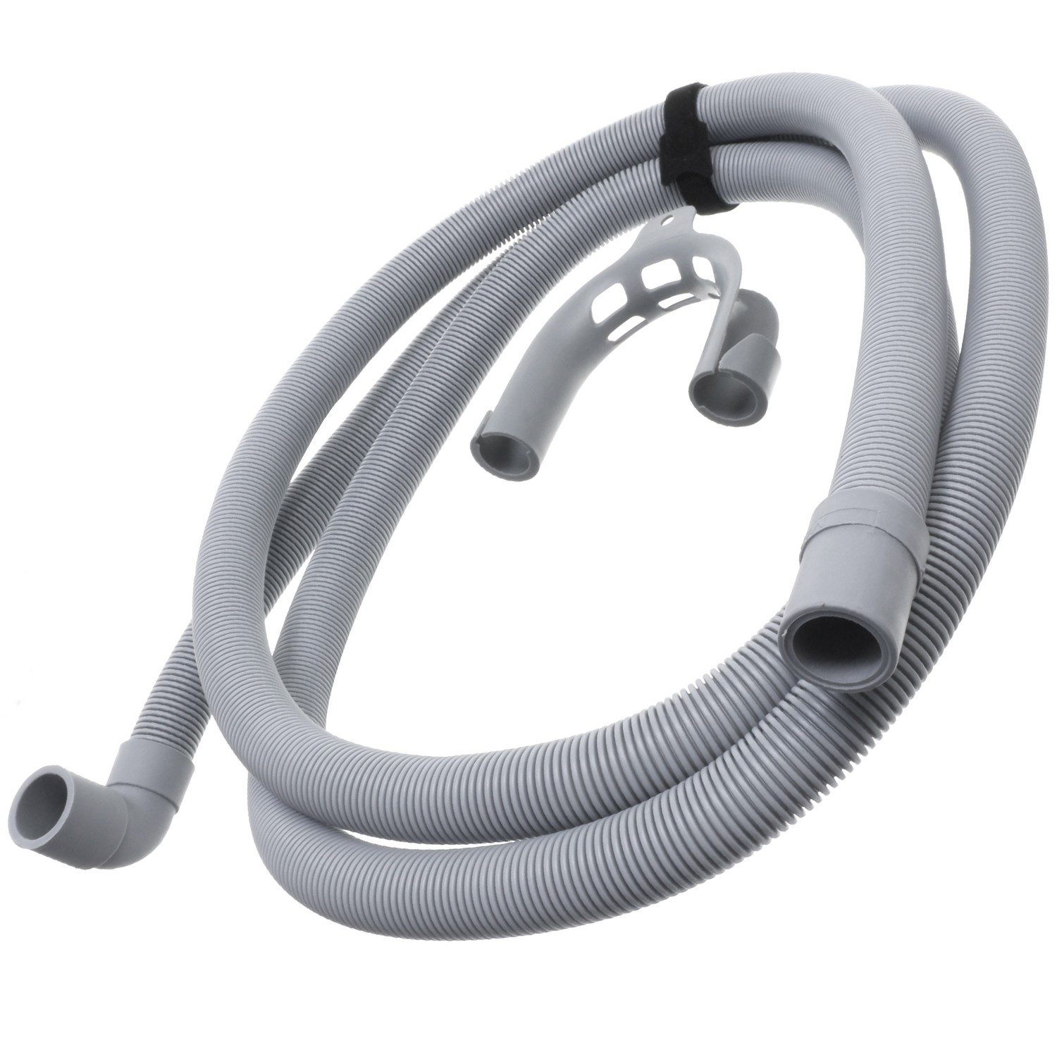Drain Outlet Hose & Hook 19/21mm Bent End Haier, Hisense, TCL 2.5m