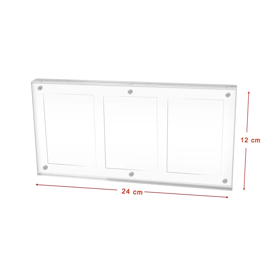 Iriisy TCG Supporto magnetico per carte di credito 35PT in acrilico trasparente - Immagine 2 di 4