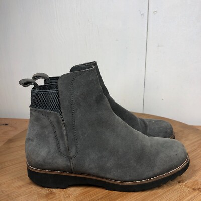 Blondo Boots Womens M Waterproof Ankle Shoes Blue Gray