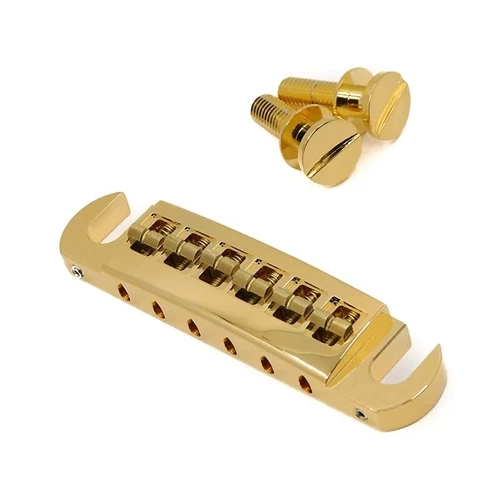 MannMade USA Intonatable Stoptail - Gold - fits Gibson style guitars