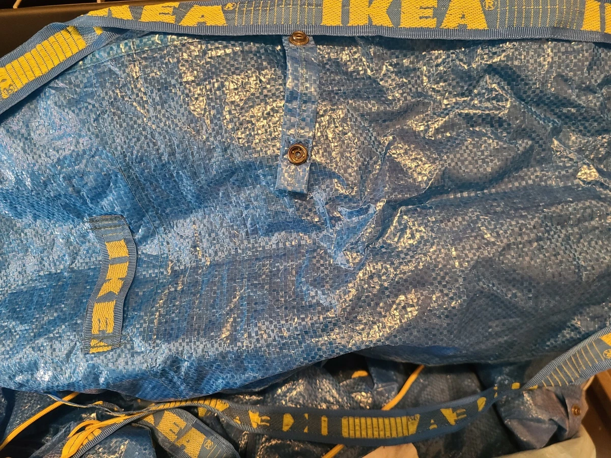 IKEA LuLaRoe Storage Bag Dark Blue Tarp Plastic Laundry Garment Bag Lot of  3