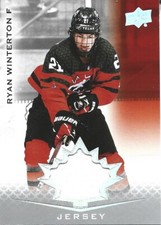 Ryan Winterton #34 - 2021 Team Canada Juniors - Jersey Relics