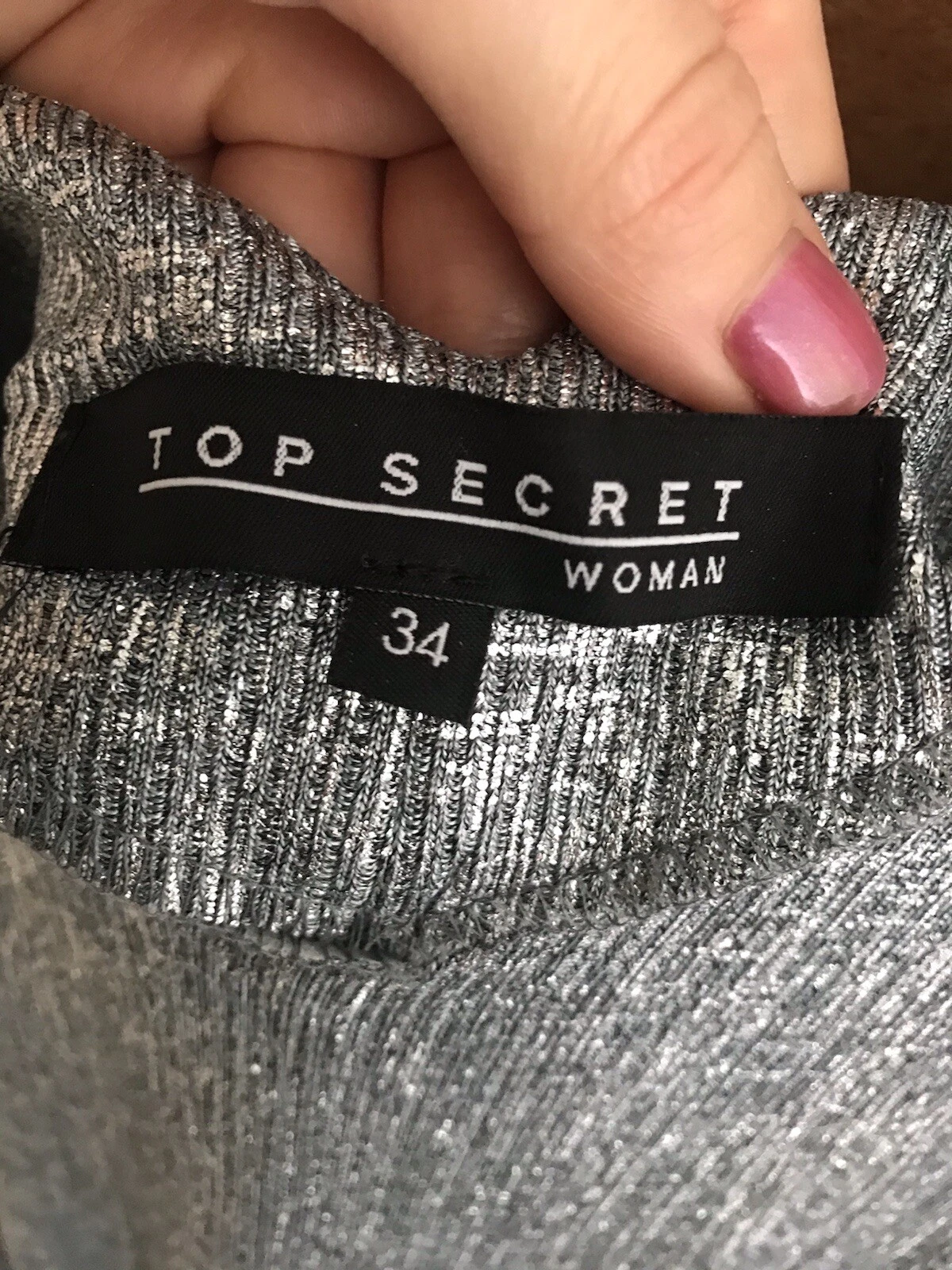 UNDERCOVER New Top Secret Silver Dress Uk 8