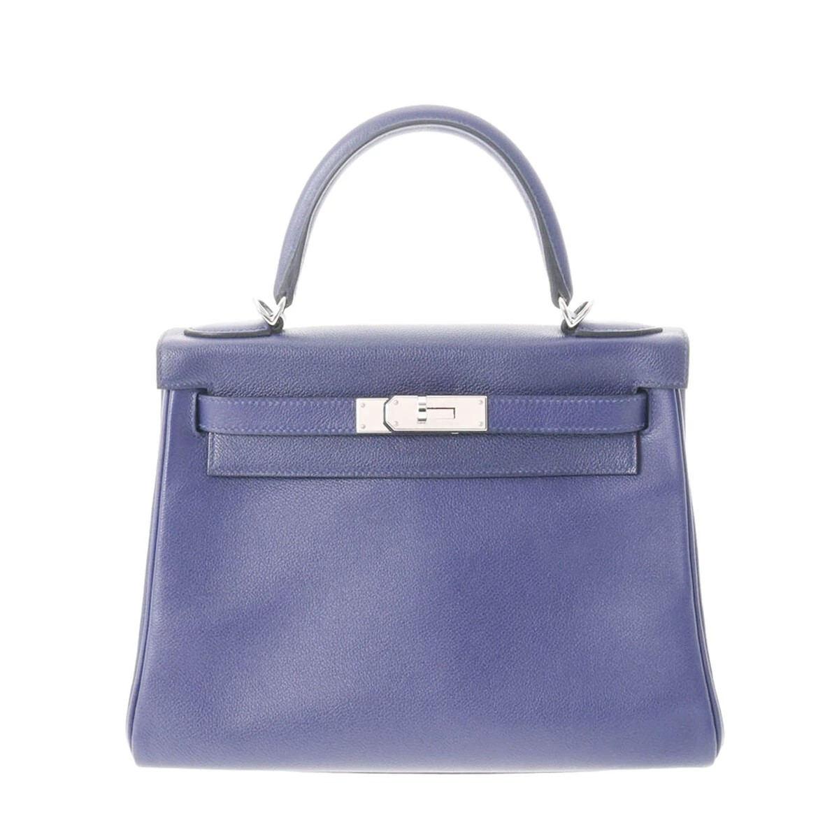 HERMES Kelly 28 internal sewing Bleu saphir/Bleu zanzibar bag