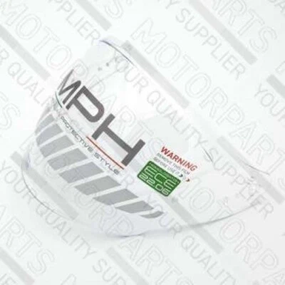VISIERA ESTERNA TRASPARENTE ANTIGRAFFIO CASCO MPH JET LINE C CARBON PINLOCK