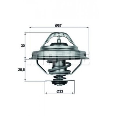 Thermostat, Coolant BEHR MAHLE TX2888D for BMW 3 Series 5 Series