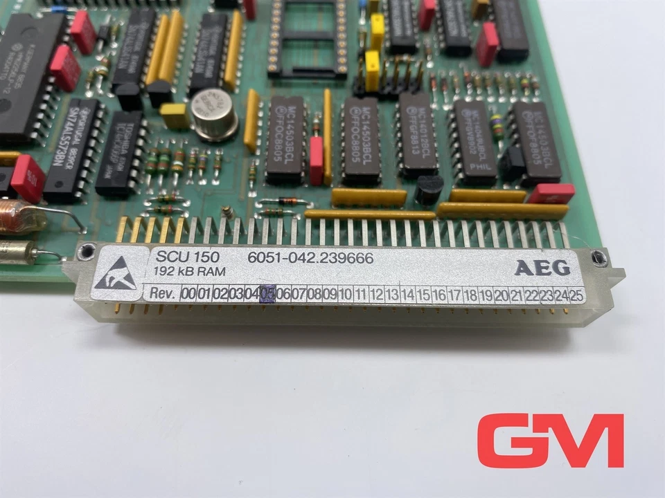 AEG Speichermodul SCU 150 239666 memory module 192kB RAM 6051-042.239666 Rev. 05 - Image 2 of 4