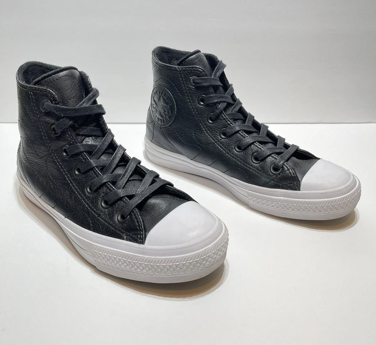 lejlighed Cirkel Held og lykke RARE Sample Converse All Star Not For Resale Leather Hi Shoes - Size 6Y  Unisex 5 | eBay