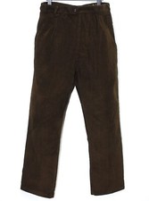 French 1950s Brown Corduroy Work Pants LE MEILLEUR D'AMIENS W37 Made in France