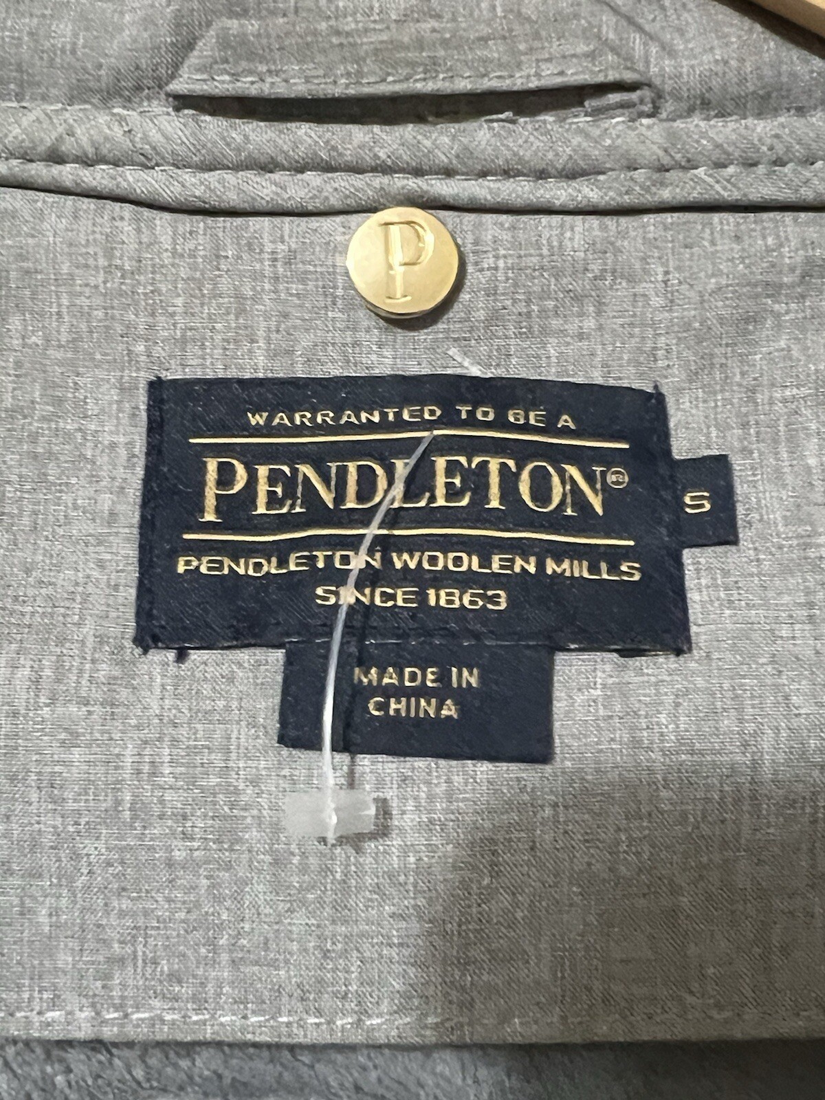 Pendleton Women’s Gray Lined Hooded Full Zip Jack… - image 6