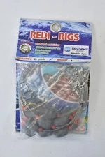 Joy Fish Stainless Steel Redi-Rig Trident Hooks 12 Pack 1 oz TTLFSH1T-DZ